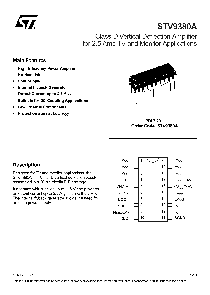 STV9380A_282494.PDF Datasheet