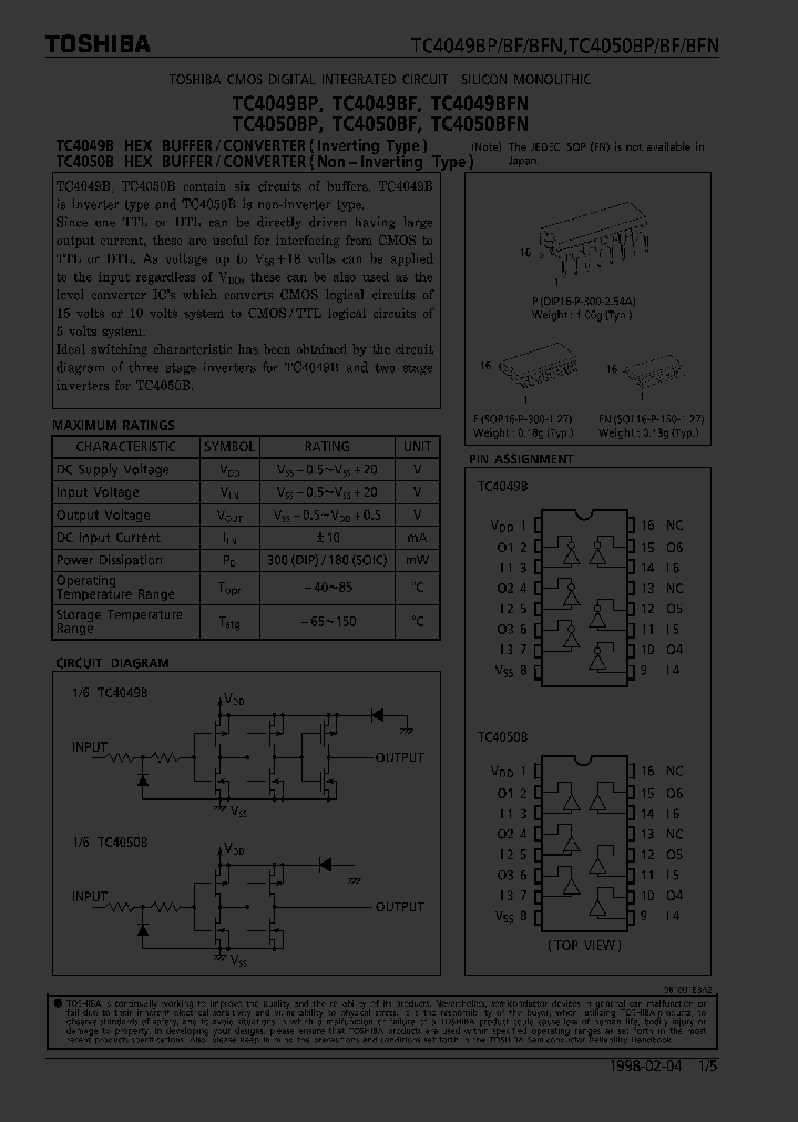 TC4049BF_36689.PDF Datasheet