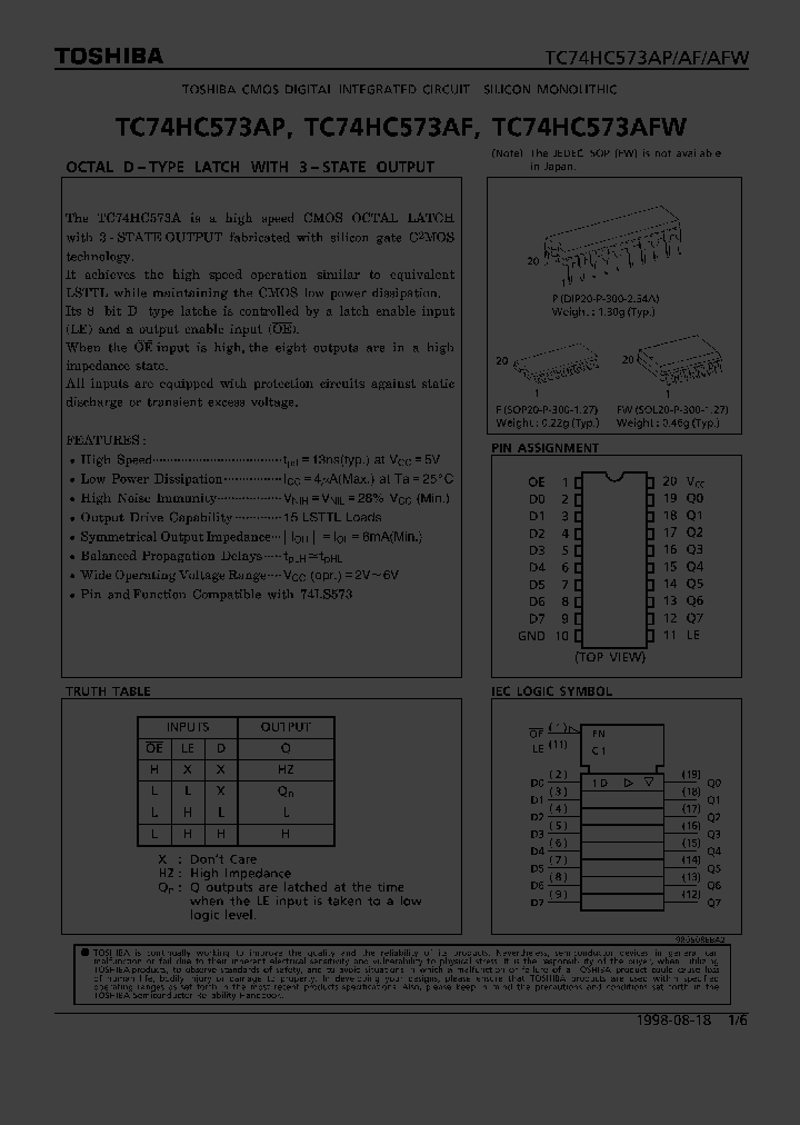 TC74HC573AFW_279221.PDF Datasheet