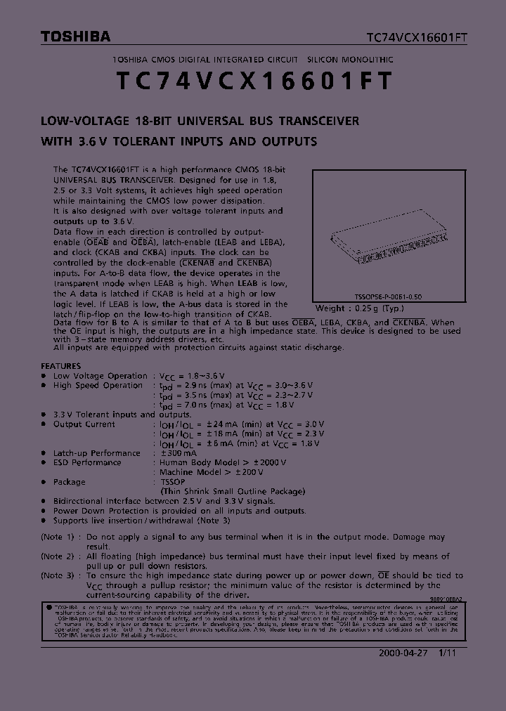 TC74VCX16601FT_282652.PDF Datasheet