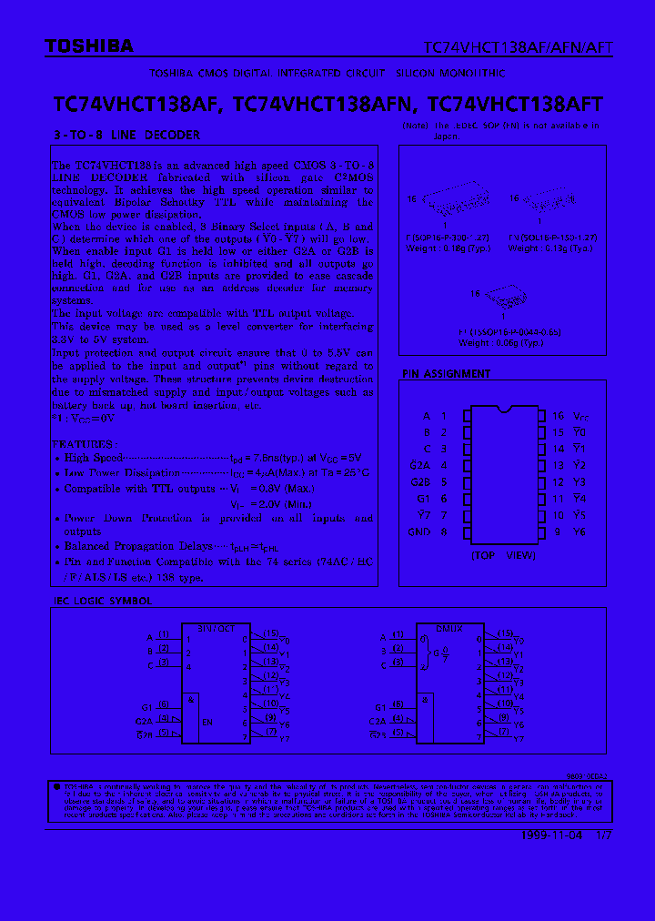 TC74VHCT138AFT_287819.PDF Datasheet