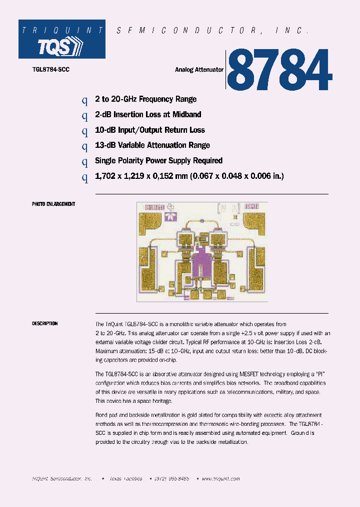 TGL8784_295937.PDF Datasheet