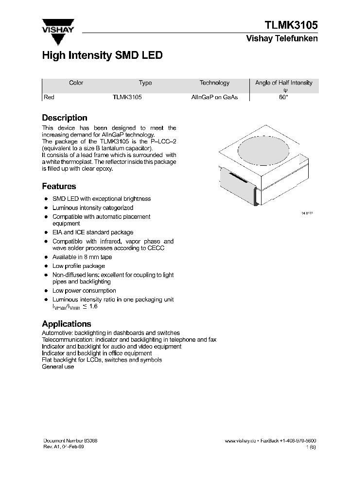 TLMK3105_288540.PDF Datasheet