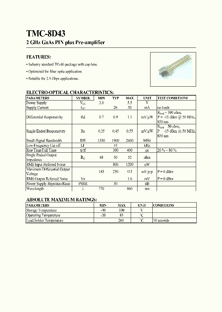 TMC-8D43_299982.PDF Datasheet