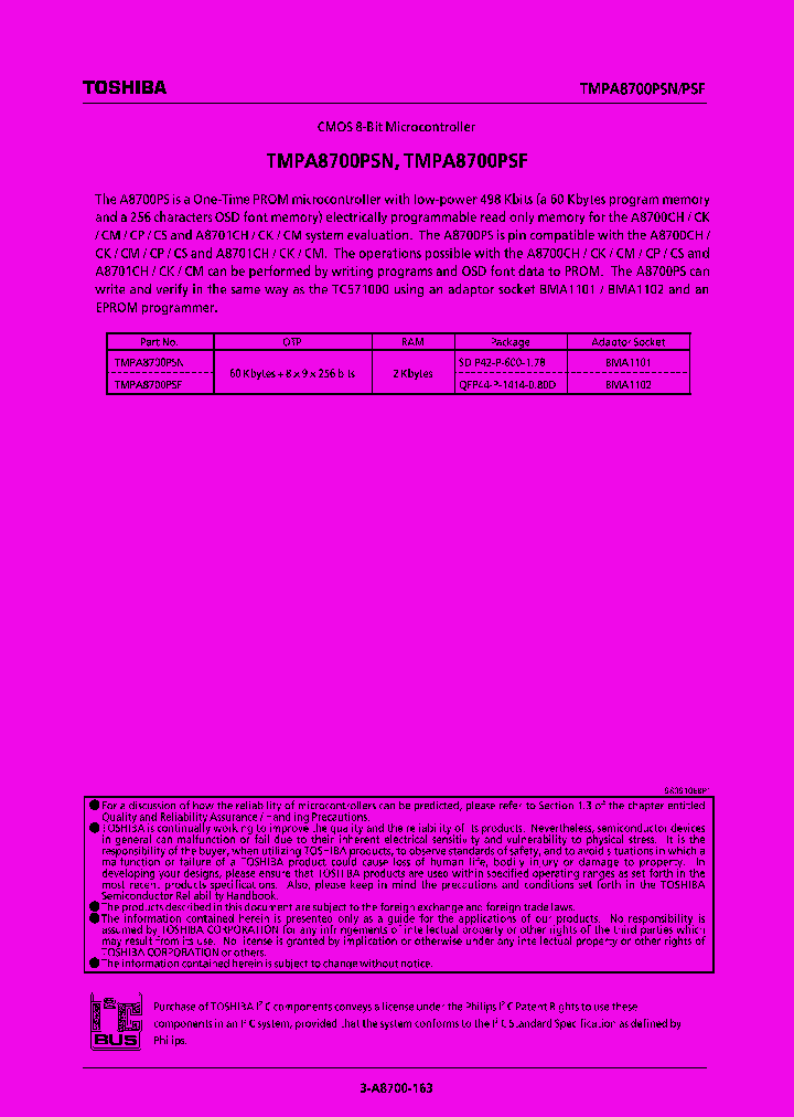 TMPA8700PSN_242836.PDF Datasheet