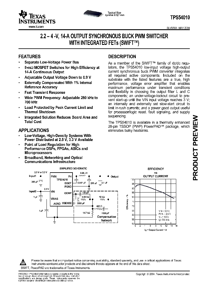 TPS54010_286352.PDF Datasheet