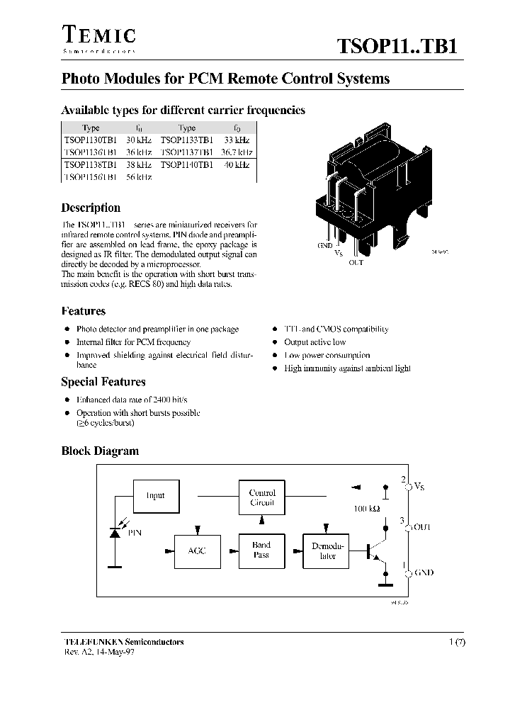 TSOP1137TB1_213030.PDF Datasheet