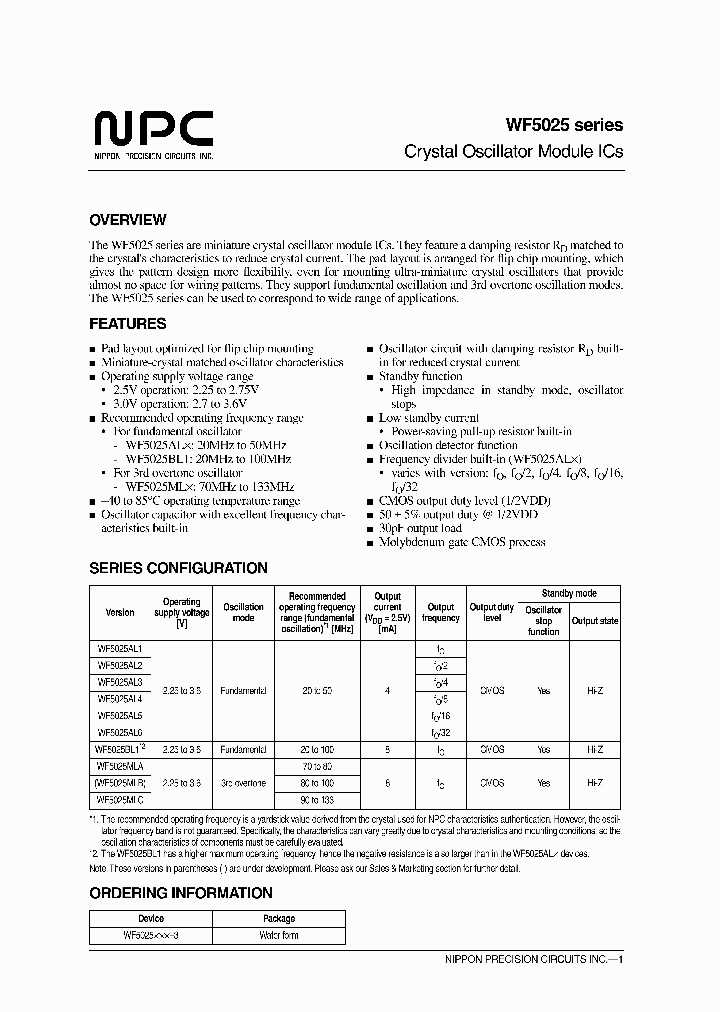 WF5025_251602.PDF Datasheet