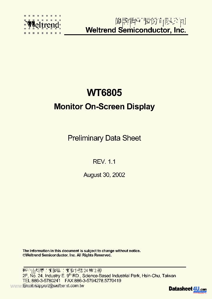 WT6805_304842.PDF Datasheet