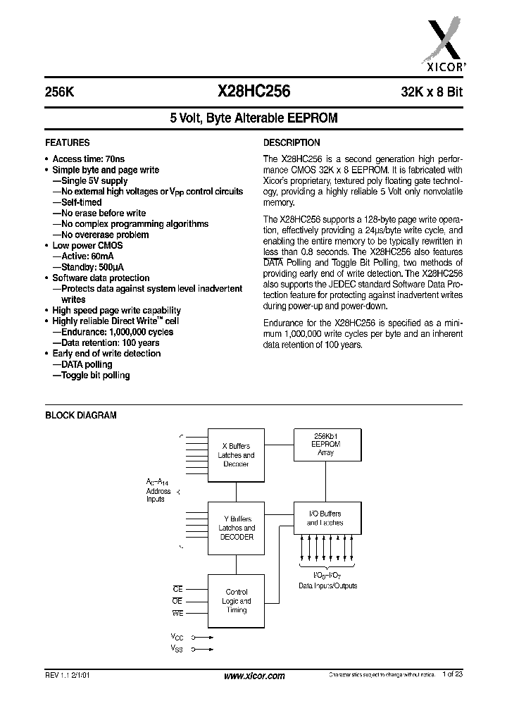 X28HC256J-12_200444.PDF Datasheet