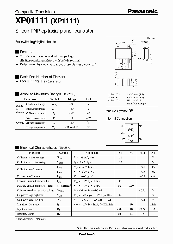 XP01111_277356.PDF Datasheet