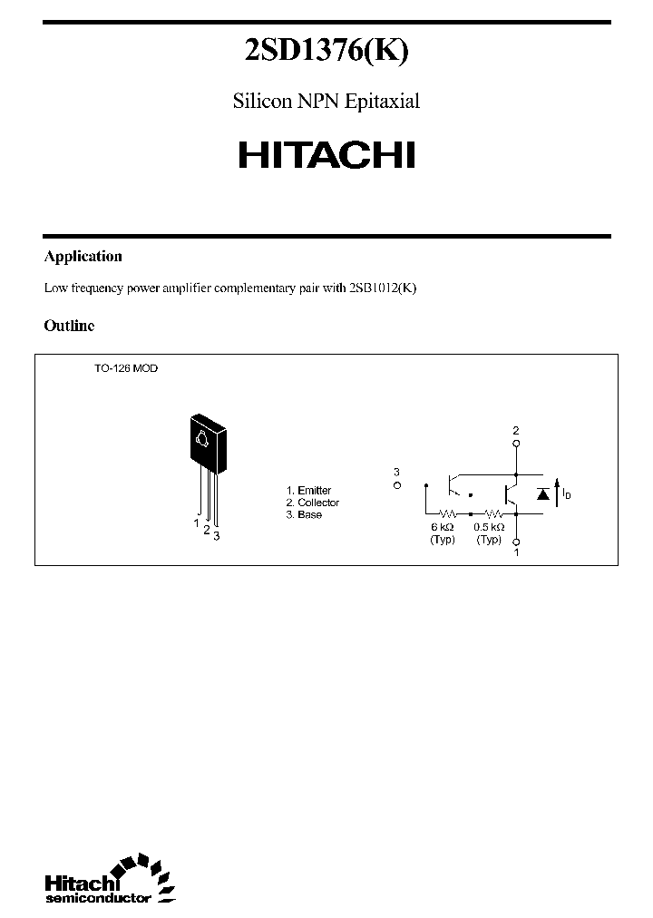 2SD1376_234390.PDF Datasheet