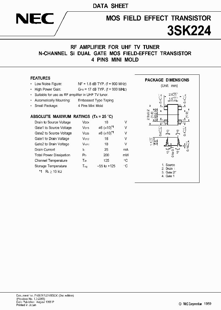 3SK224_204477.PDF Datasheet