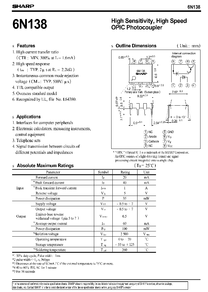 6N138_267014.PDF Datasheet