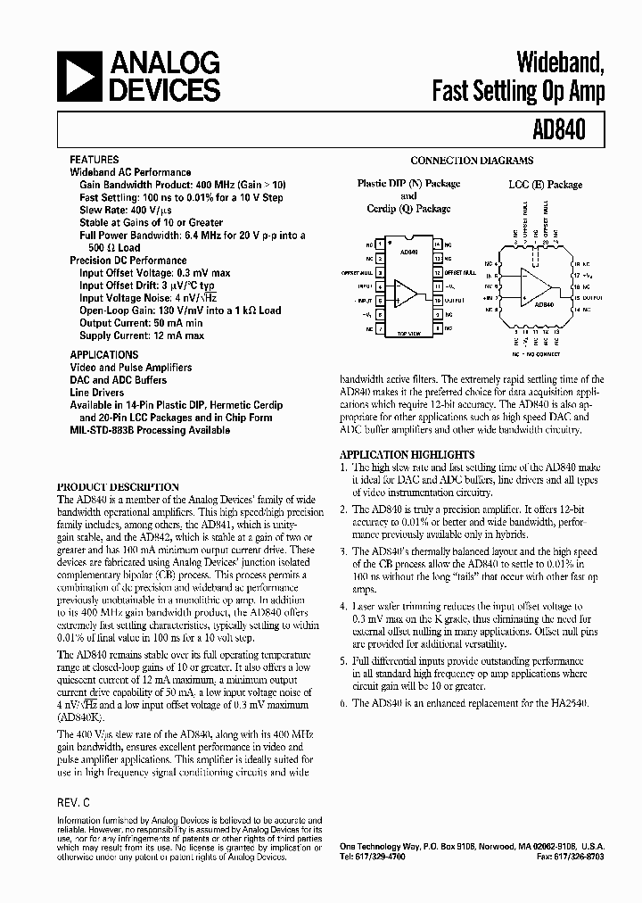 AD840JQ_225509.PDF Datasheet