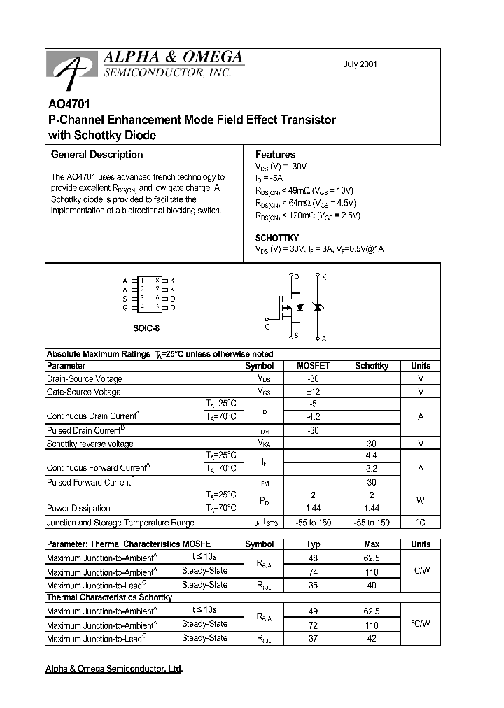 AO4701_241294.PDF Datasheet