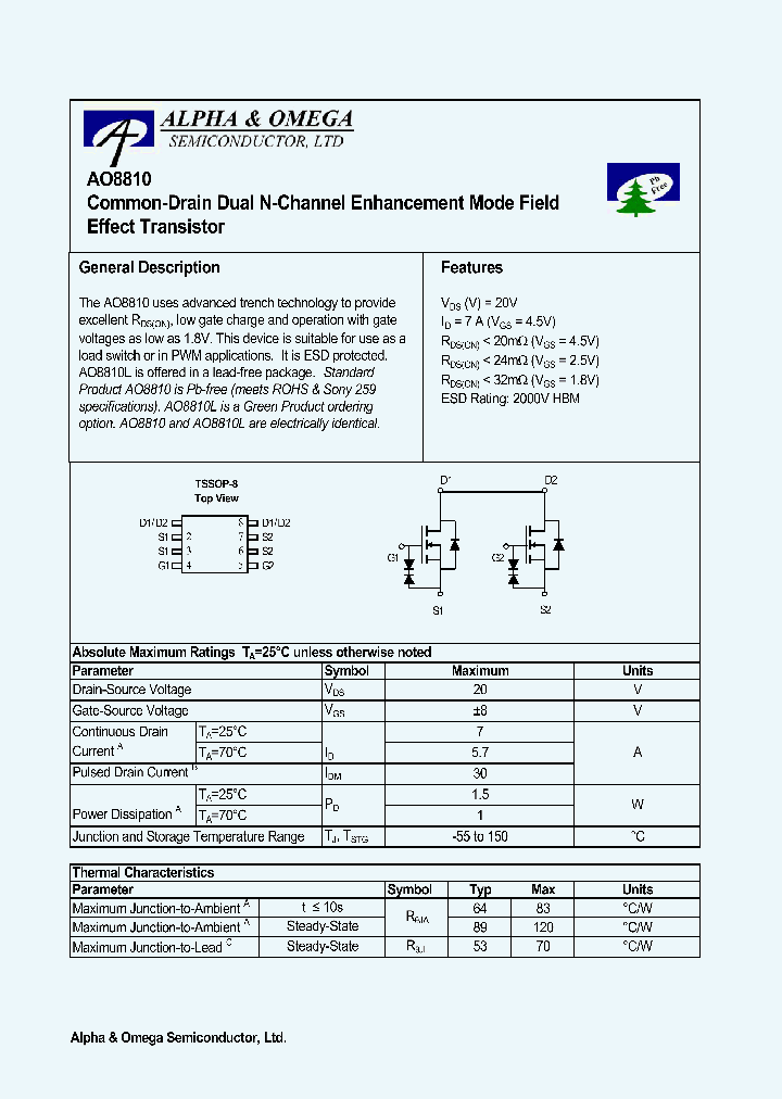 AO8810_266441.PDF Datasheet