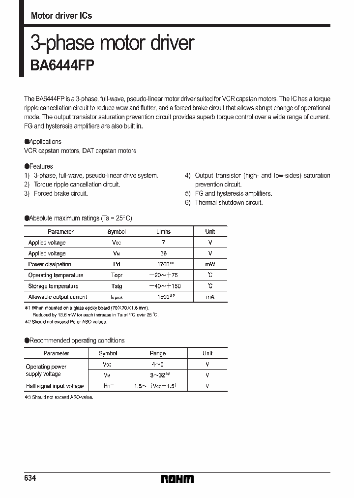 BA6444FP_217032.PDF Datasheet