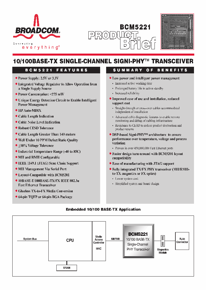 BCM5221_3999.PDF Datasheet