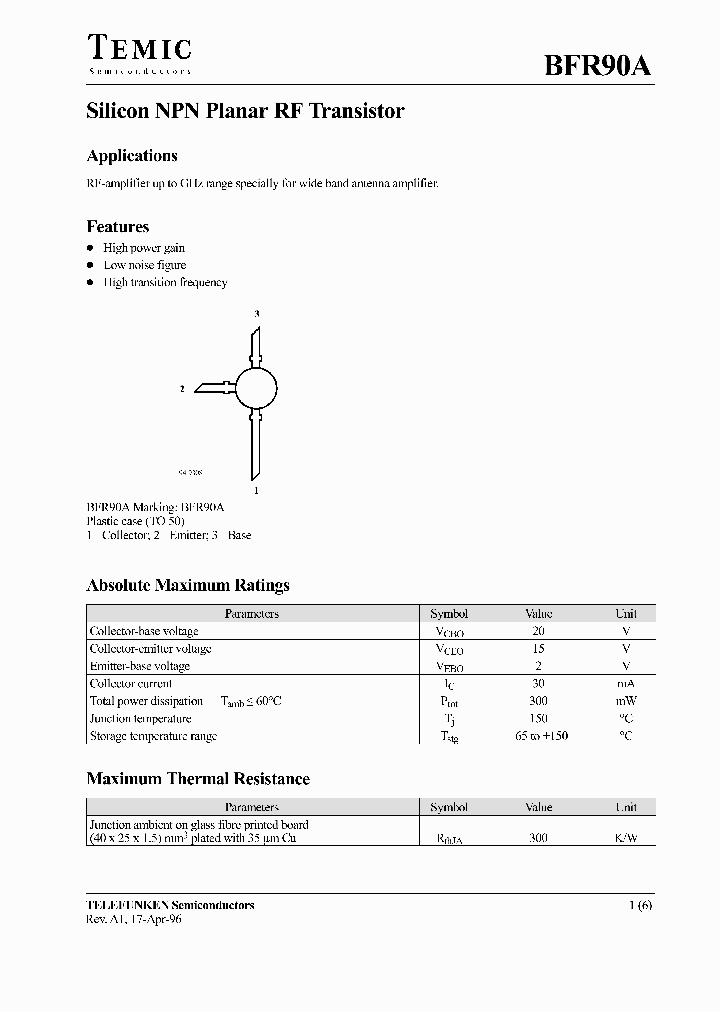 BFR90A_249061.PDF Datasheet
