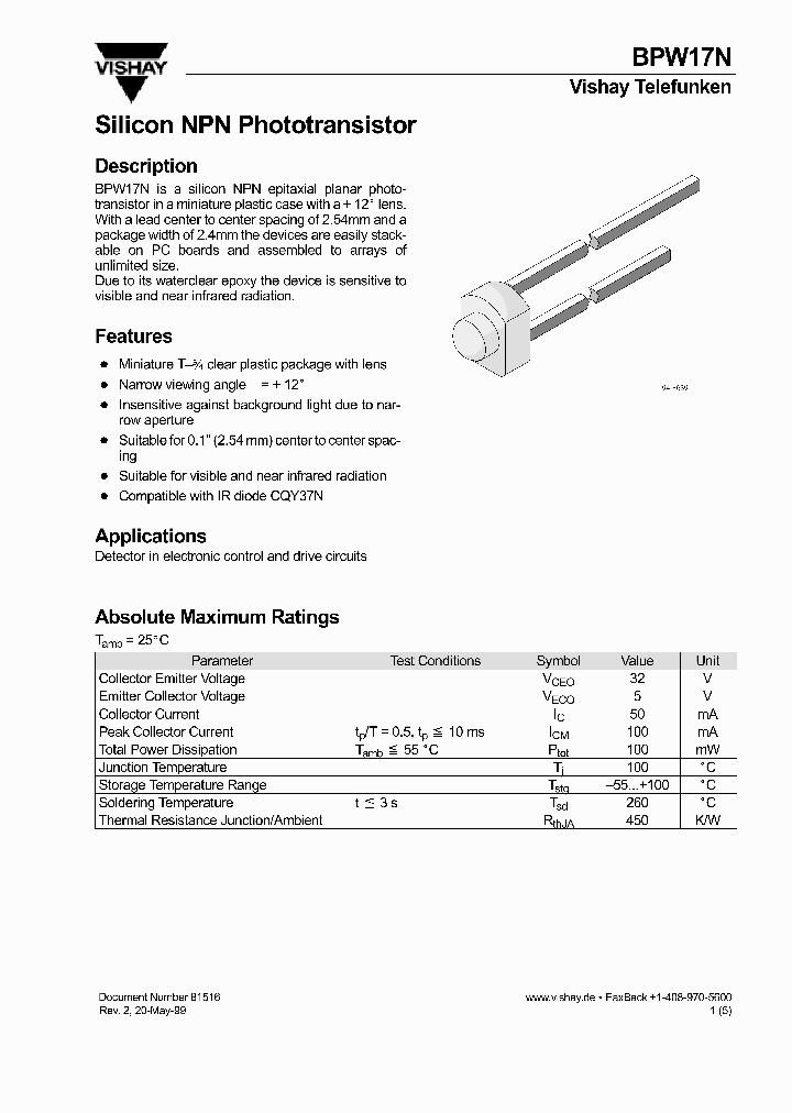 BPW17N_218400.PDF Datasheet