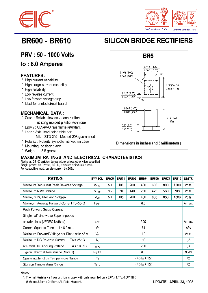 BR600_235623.PDF Datasheet