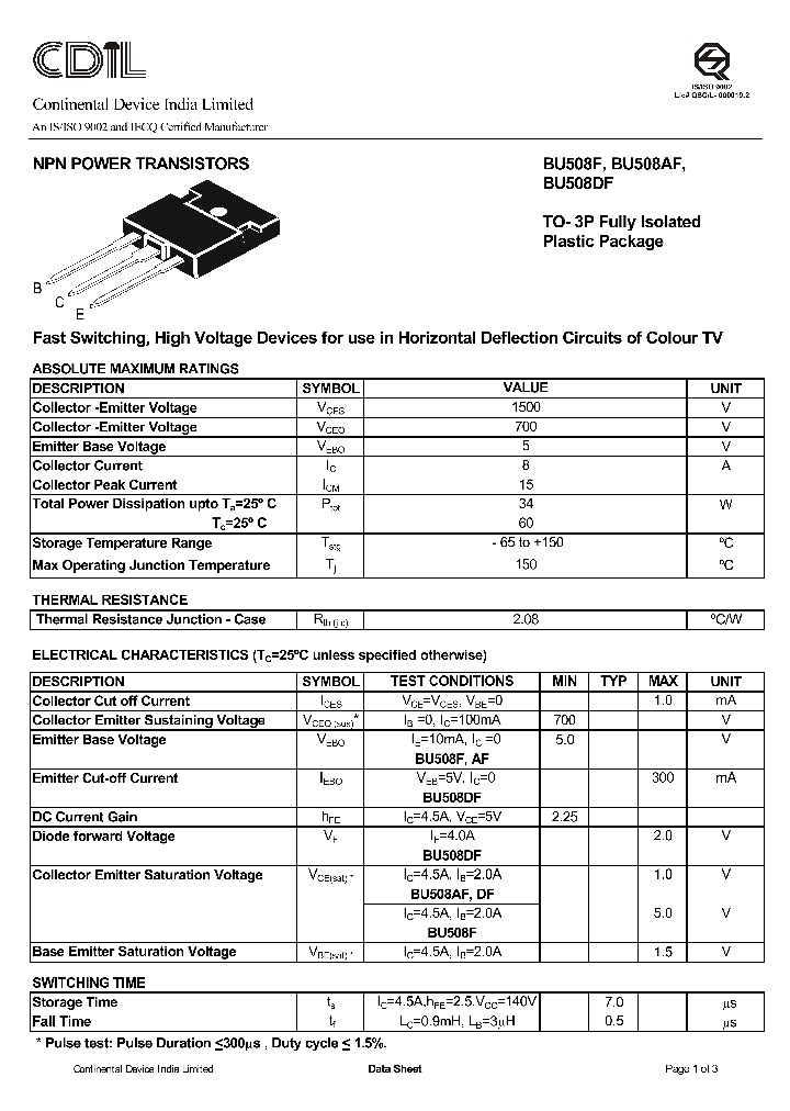 BU508F_218420.PDF Datasheet