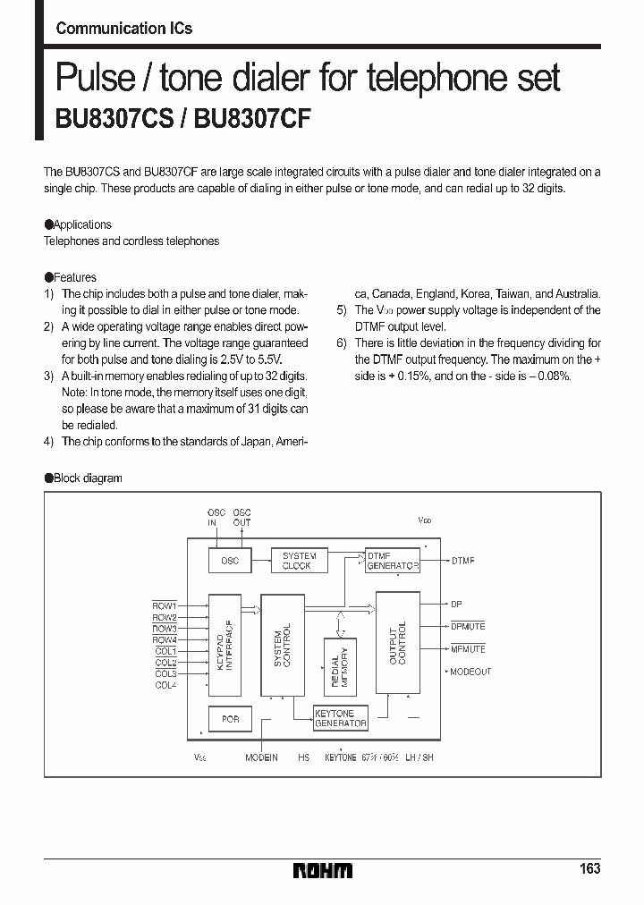 BU8307CF_225588.PDF Datasheet