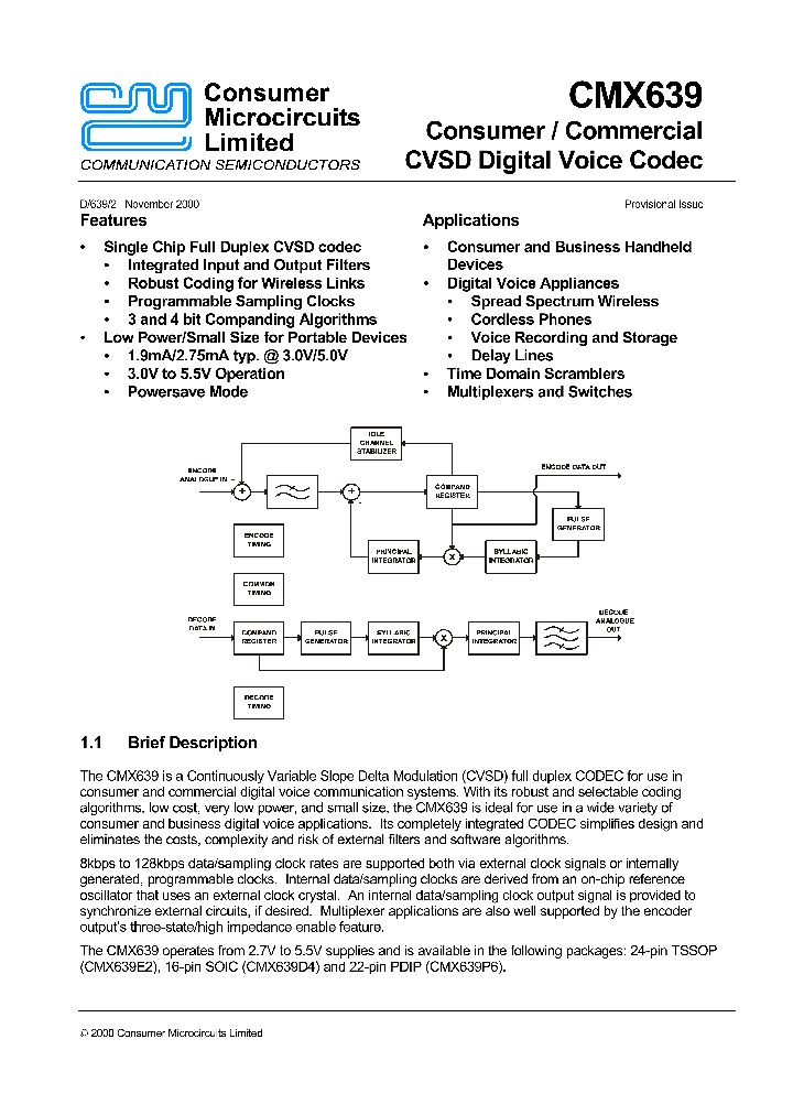 CMX639_254815.PDF Datasheet