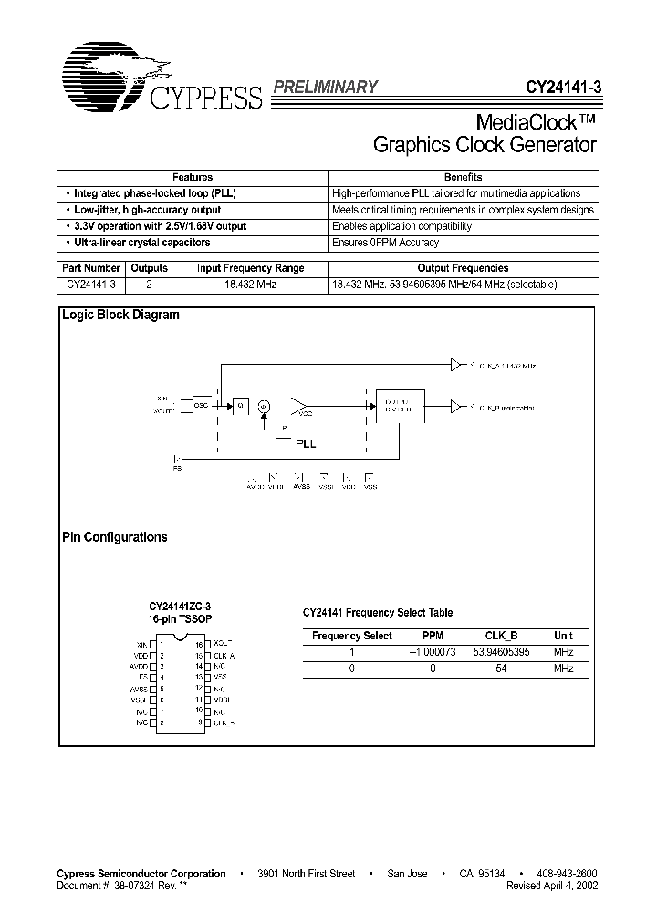 CY24141-3_215340.PDF Datasheet