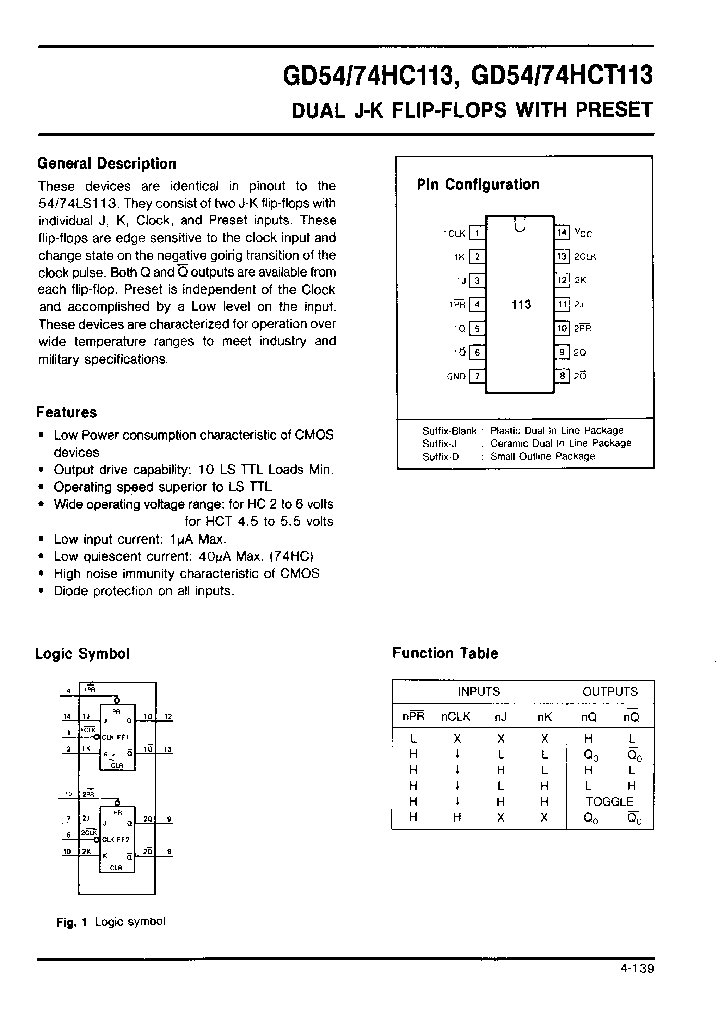 GD74HC113_219609.PDF Datasheet