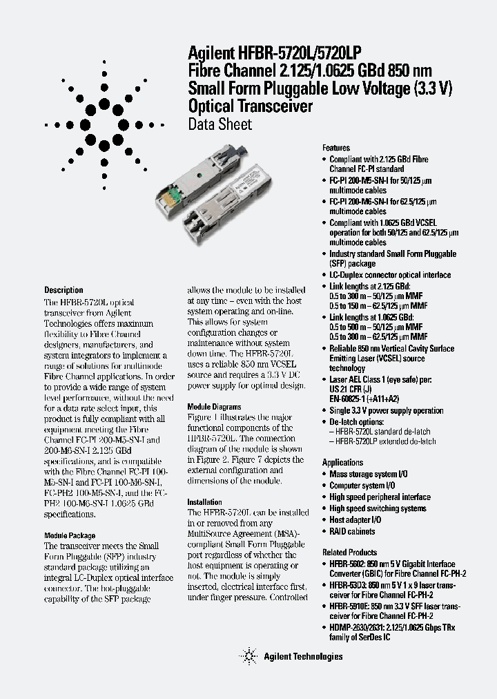 HFBR-5720L_240461.PDF Datasheet