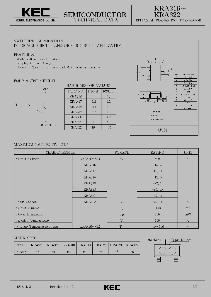 KRA320_266457.PDF Datasheet