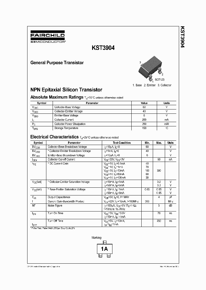 KST3904_238414.PDF Datasheet