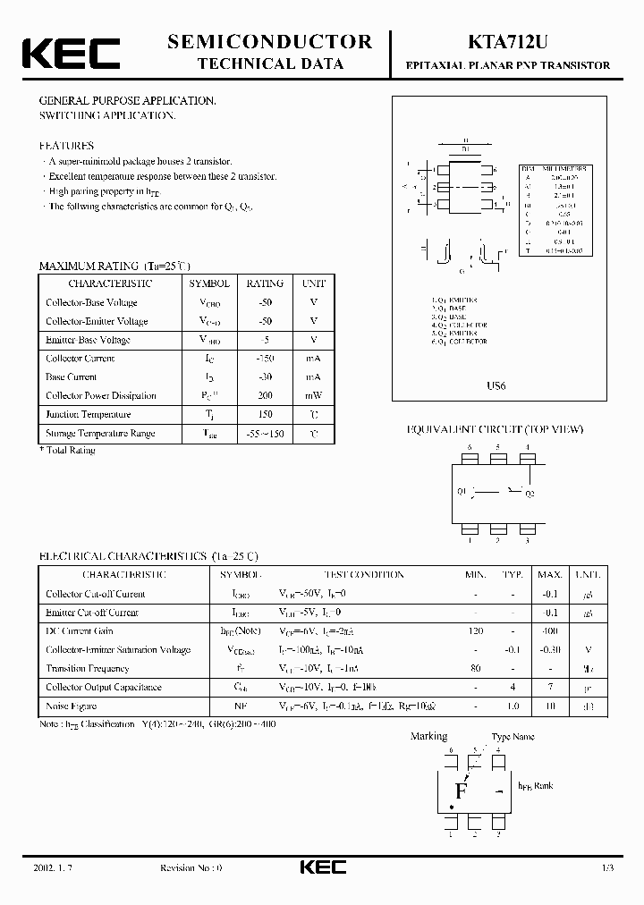 KTA712U_239719.PDF Datasheet