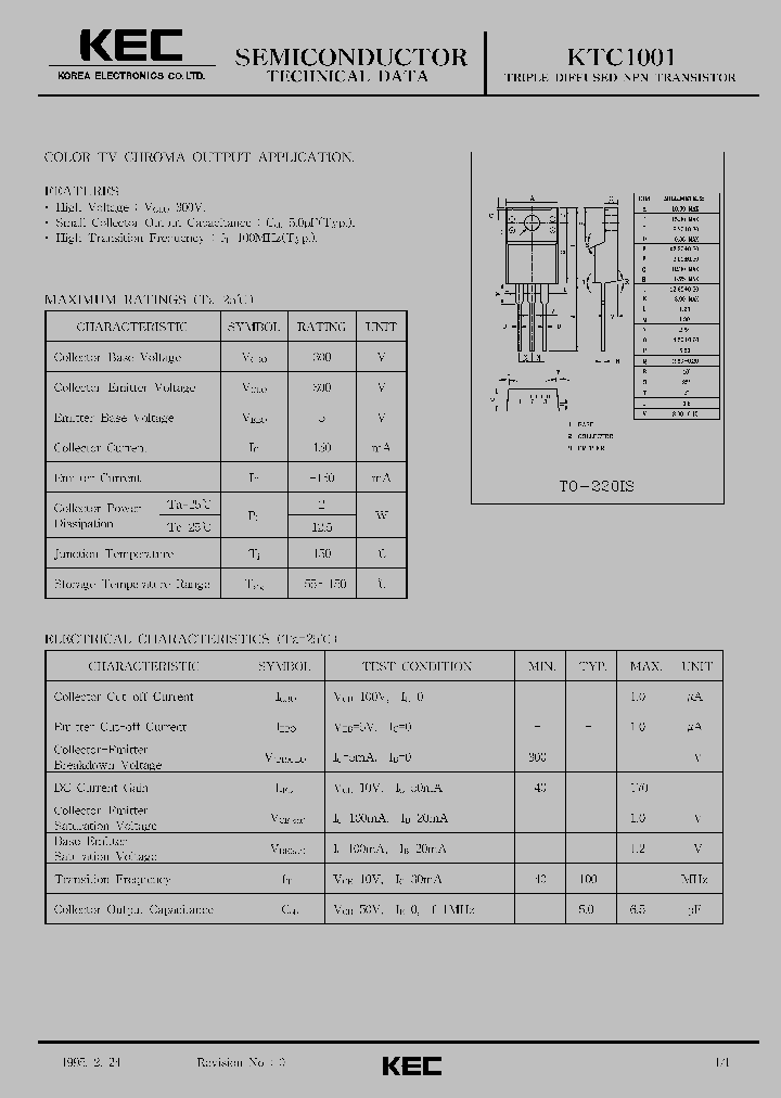 KTC1001_233523.PDF Datasheet