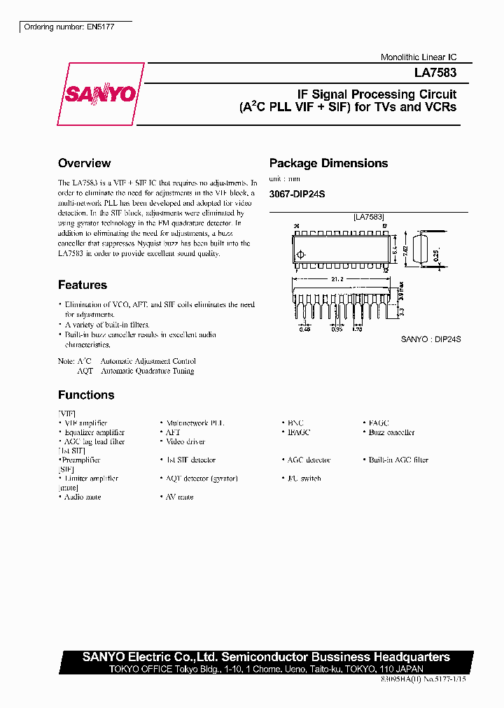 LA7583_242403.PDF Datasheet