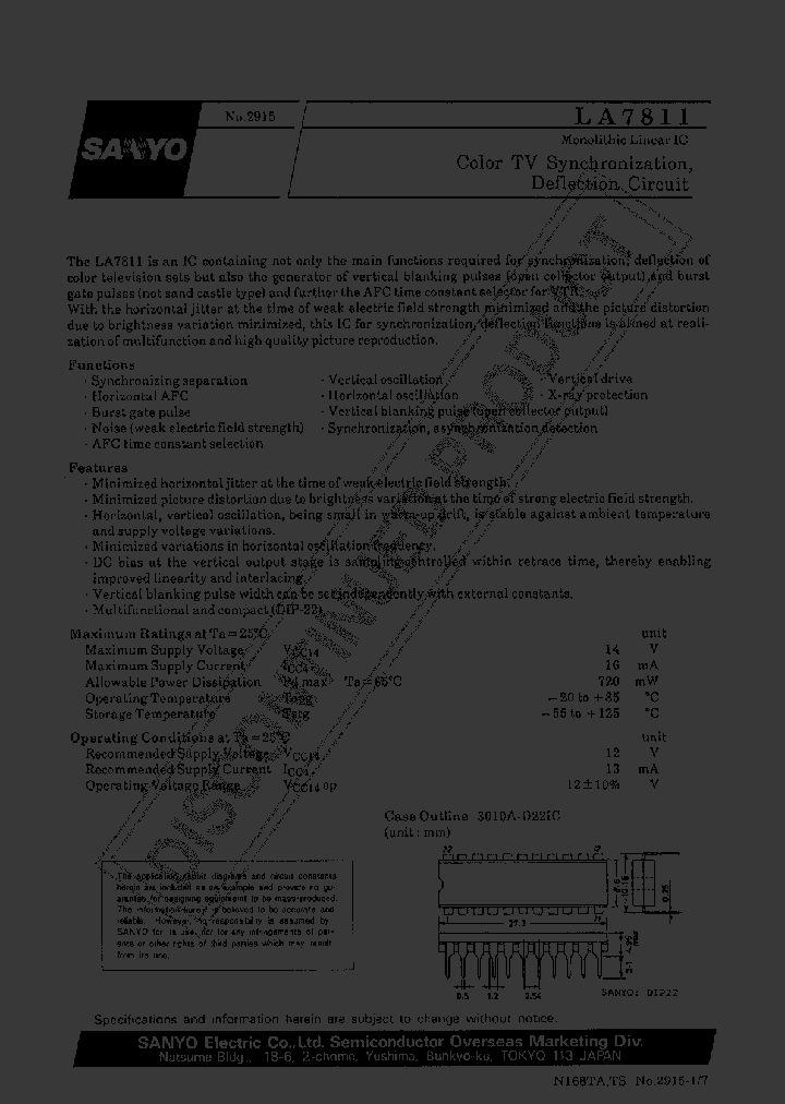 LA7811_239295.PDF Datasheet