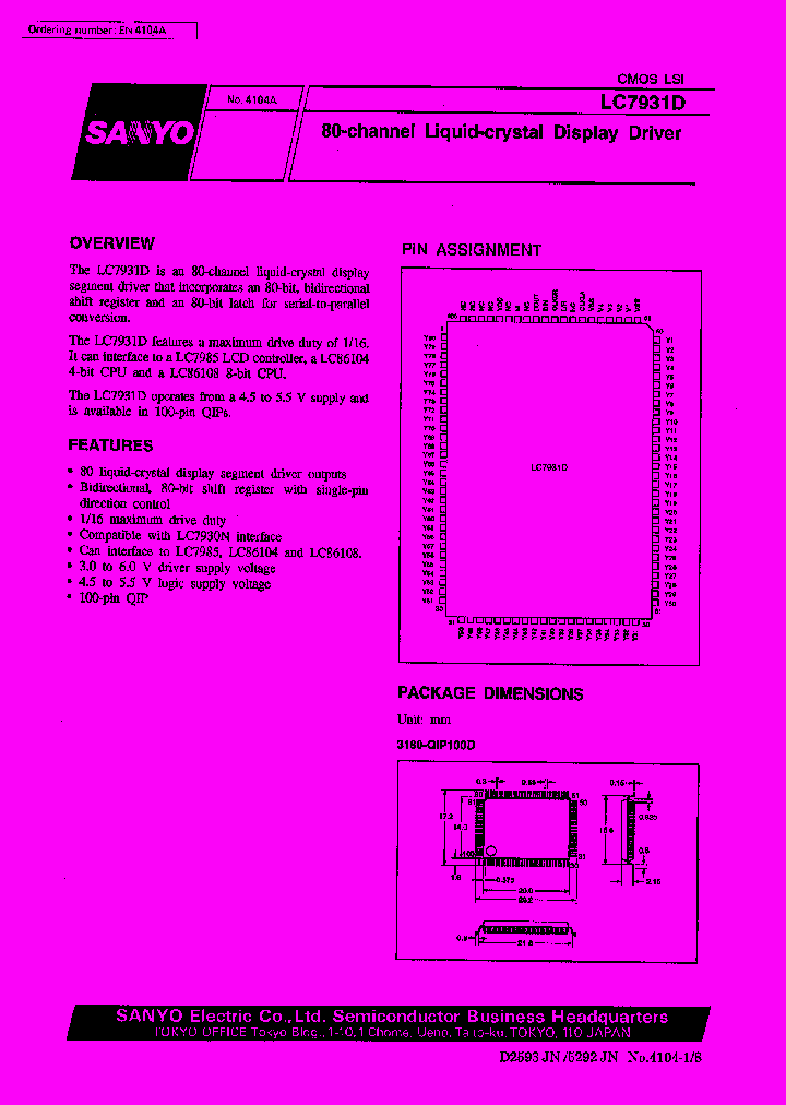 LC7931_255639.PDF Datasheet