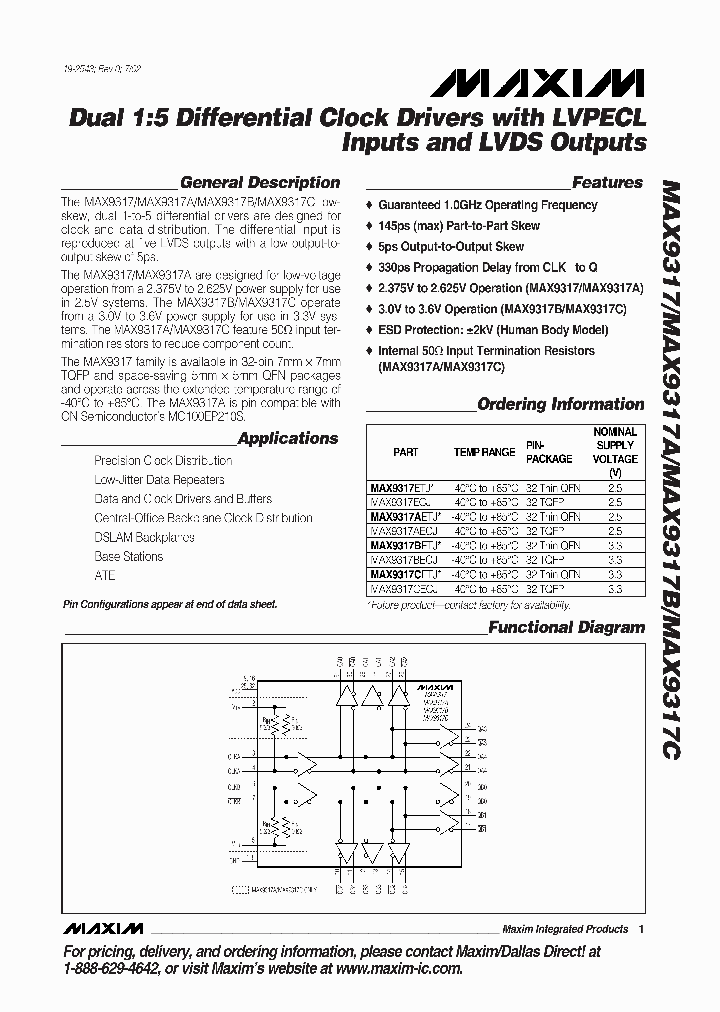 MAX9317-BMAX9317C_243143.PDF Datasheet