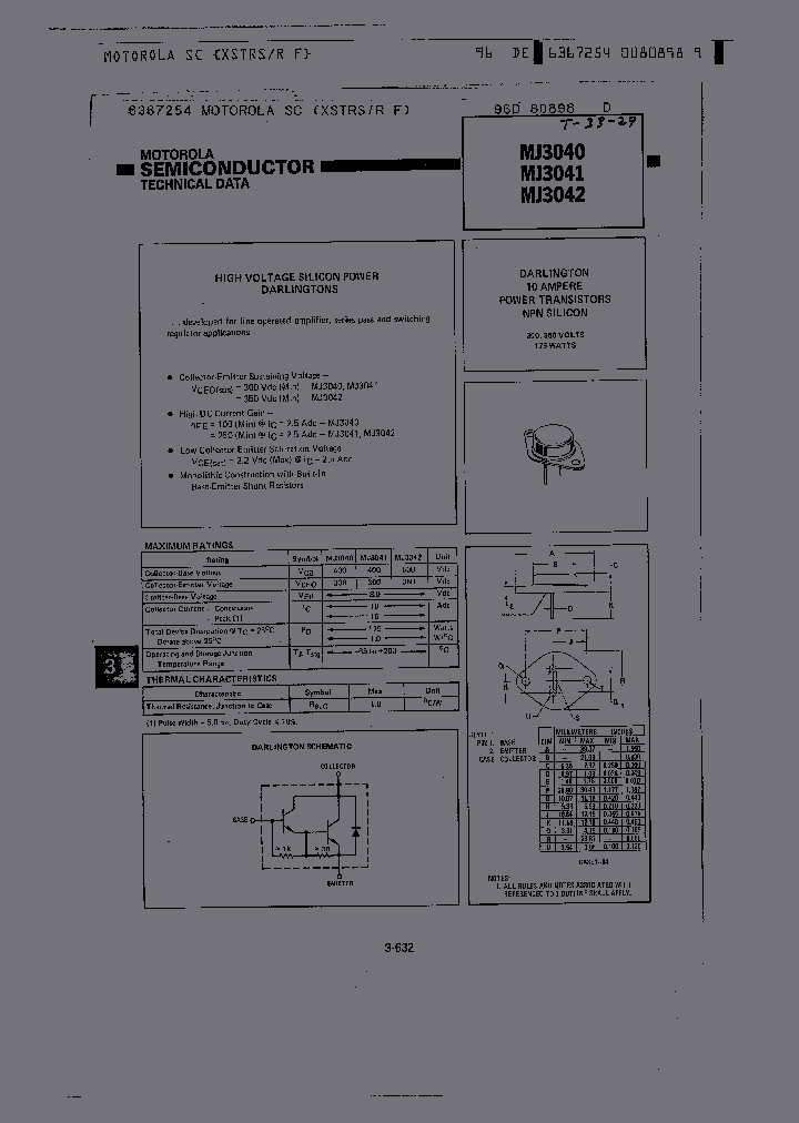 MJ3040_236089.PDF Datasheet