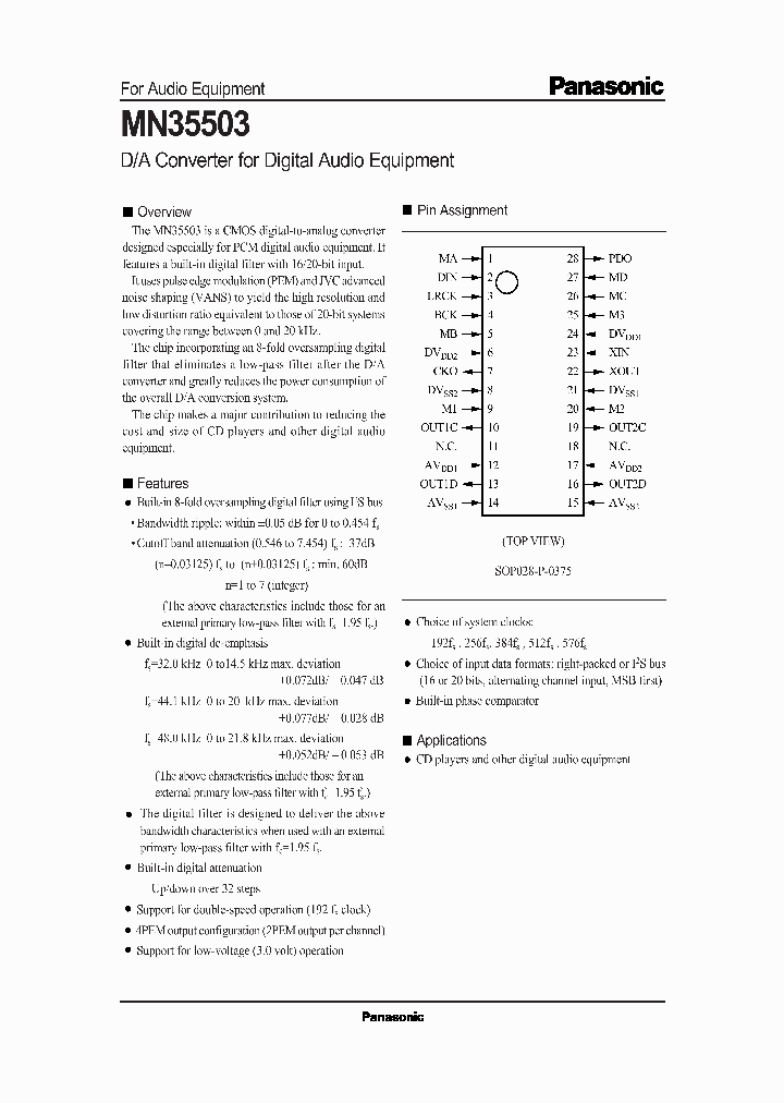 MN35503_262580.PDF Datasheet