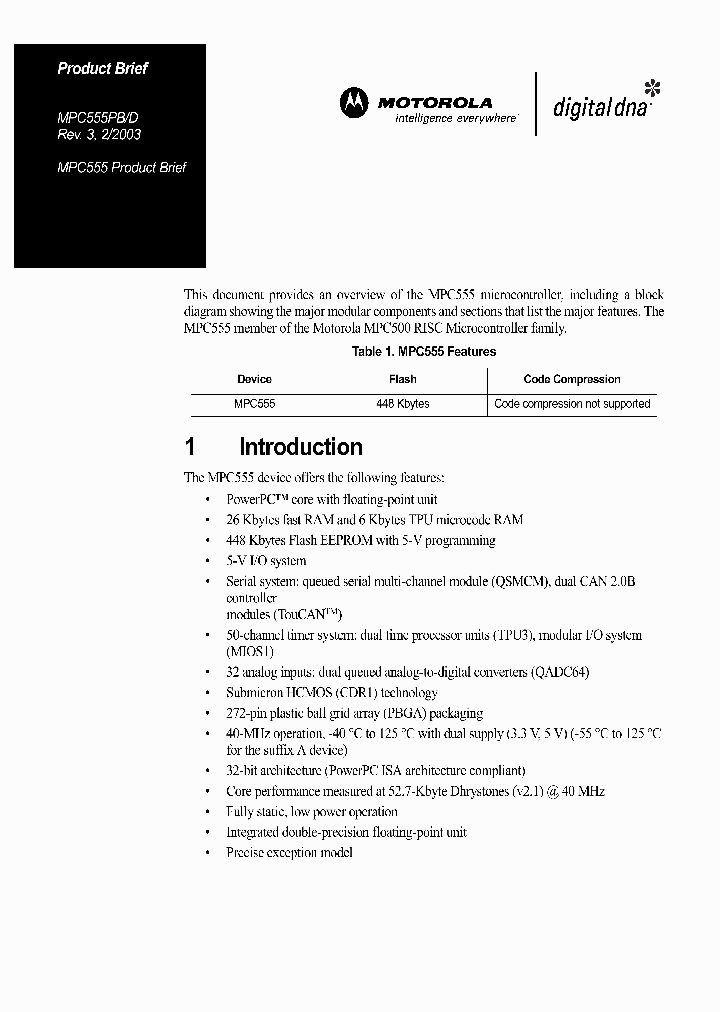 MPC555_258410.PDF Datasheet