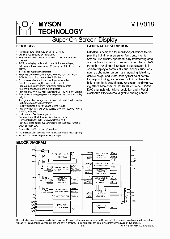 MTV018_249003.PDF Datasheet