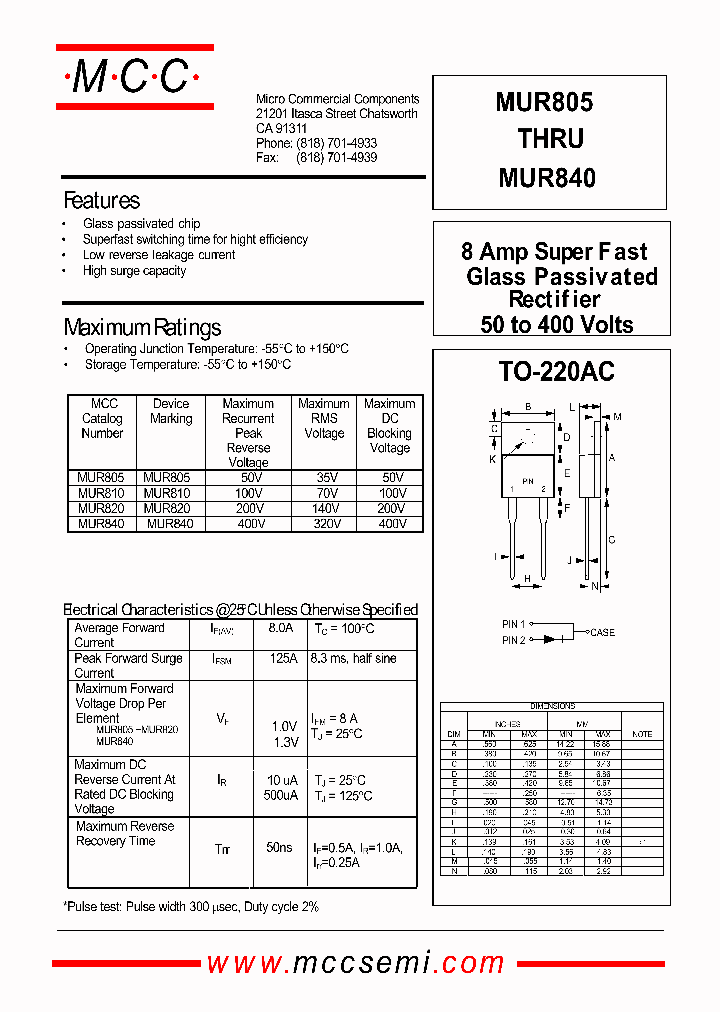 MUR810_257345.PDF Datasheet