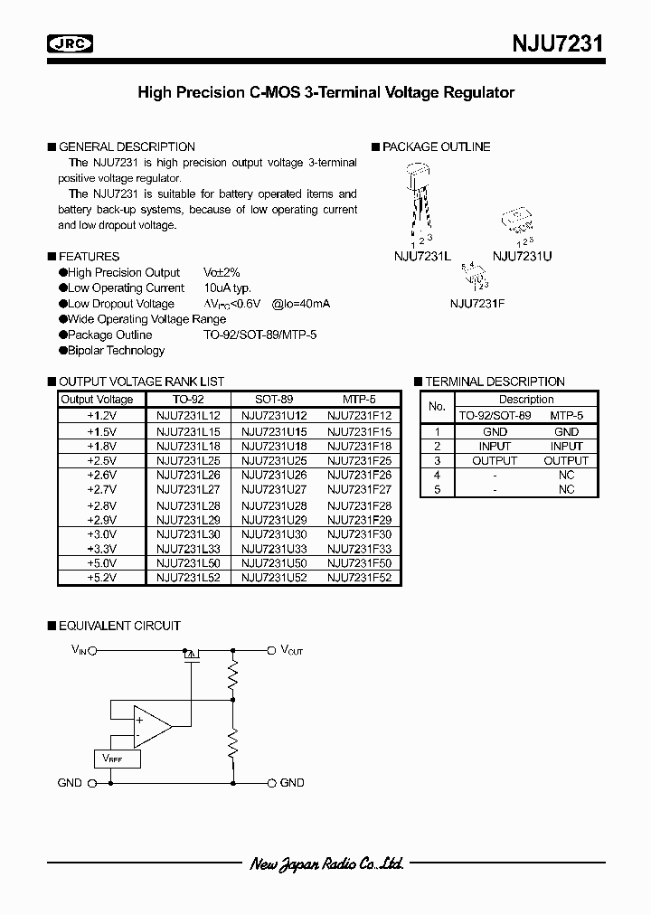 NJU7231U12_225466.PDF Datasheet