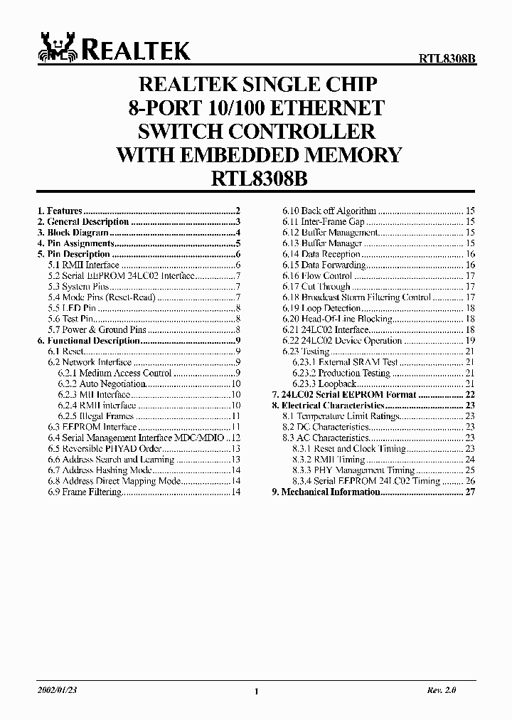 RTL8308B_249557.PDF Datasheet