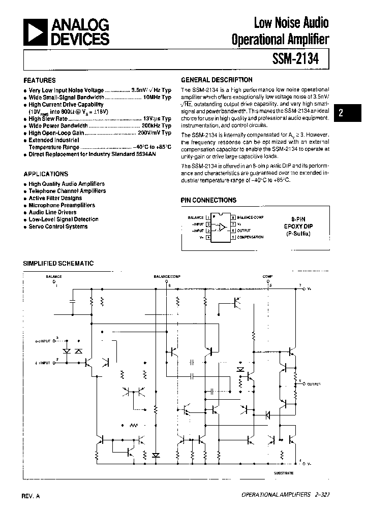 SSM2134_254722.PDF Datasheet