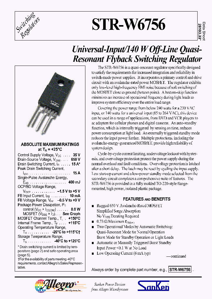 STR-W6756_270611.PDF Datasheet