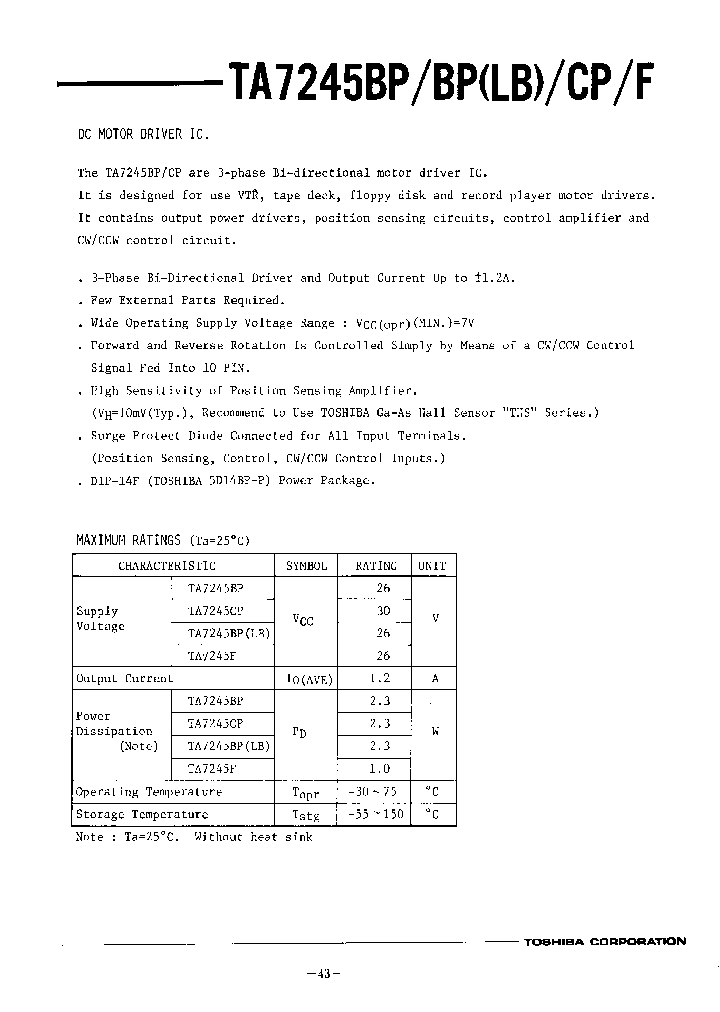 TA7245BP_204408.PDF Datasheet